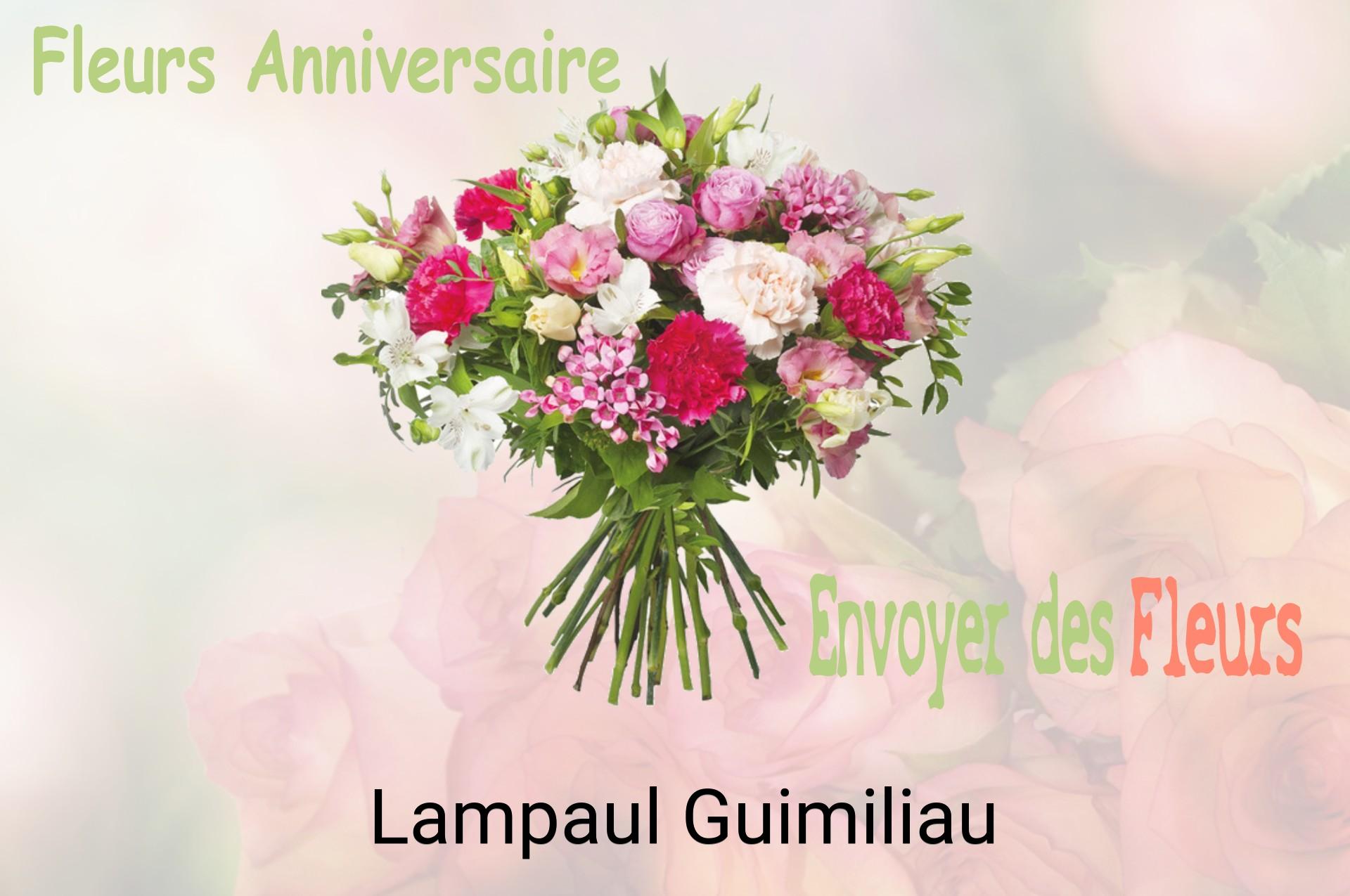 Bouquet de fleurs d’anniversaire livré à Lampaul-Guimiliau